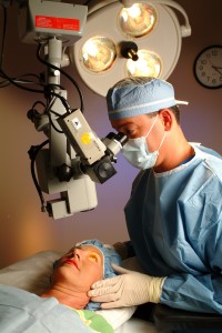 Dr. Taylor performing Cosmetic Surgery